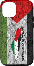 Kufiya PALESTINE Keffiyeh flag, Palestinian Map pattern Case for iPhone 12/12 Pro