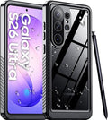 Temdan Designed for Samsung Galaxy S26 Ultra Case Waterproof, Built-in Lens & Screen Protector Military Grade Shockproof Dropproof IP68 Underwater Full Body Phone Case for Galaxy S26 Ultra 6.9"-Black