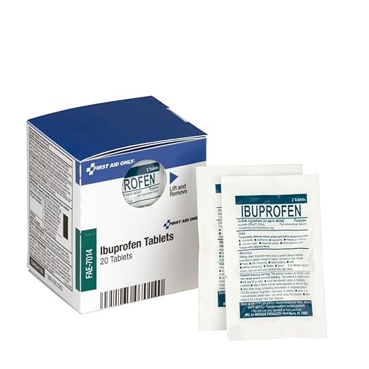 First Aid Only FAE-7014 Smart Compliance Refill Ibuprofen Packets