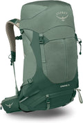 Osprey Stratos 36L Men's Hiking Backpack - Lightweight Backpacking Pack with Waterproof Raincover - Camping Bag, Pine Leaf