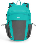 ECOHUB 15L Lightweight Casual Daypack, Packable Backpack for Daily Use, Hiking & Travel, Foldable Small Backpack with Stretch Mesh Pockets, Water-Resistant Nylon, Reflective Design