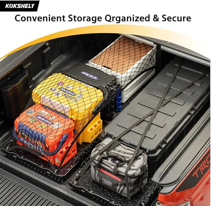 Heavy-Duty Dual-Wall Sliding Truck Bed Cargo Tray with Wheels, Truck Bed Slide-Out Truck Bed Cargo Tray for Long Beds, Truck Bed Organizer Tray, Fits Most Full-Size Pickups
