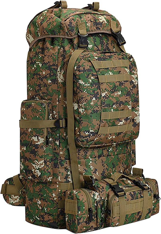 100L Camping Hiking Backpack,Molle military Tactical rucksack backpack,Waterproof Lightweight Hiking Backpack