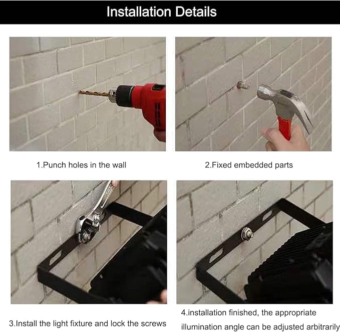 2Pack LED Flood Light Outdoor,250W LED Work Light 26500lmwith 6FT US Plug,IP66 Waterproof Exterior Security Lights,6000K Daylight White Outside Floodlights Slim Design for Playground Yard
