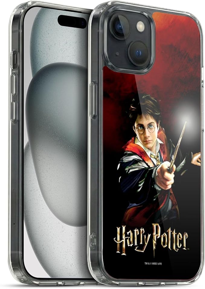 Head Case Designs Officially Licensed Harry Potter Harry Portrait Prisoner of Azkaban II Gel Case [Military Grade Protection] Compatible with Apple iPhone 15 Plus and Compatible with MagSafe