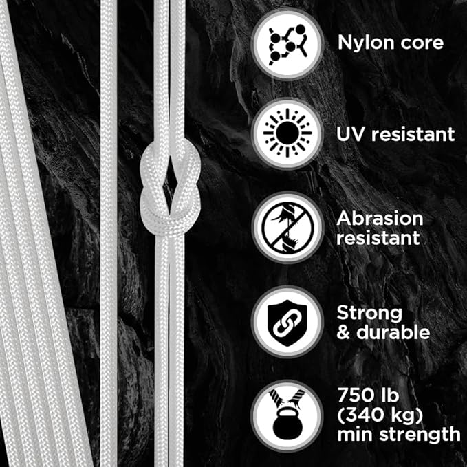 TECEUM Reflective Paracord Rope 1000 – 1000ft/200ft/100ft/50ft – 40+ Colors – Glow in The Dark – para Cord – Utility Rope for Survival, Hunting & Camping Gear – Nylon String, Camping Rope, Tent Cord