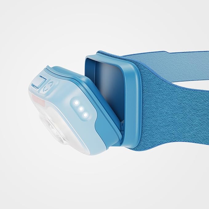 BioLite Range 500 Waterproof, Fast-Charging Rechargeable Headlamp, Slate Blue, 500 Lumens, USB-C Charging, 100m Beam, 200 Hour runtime
