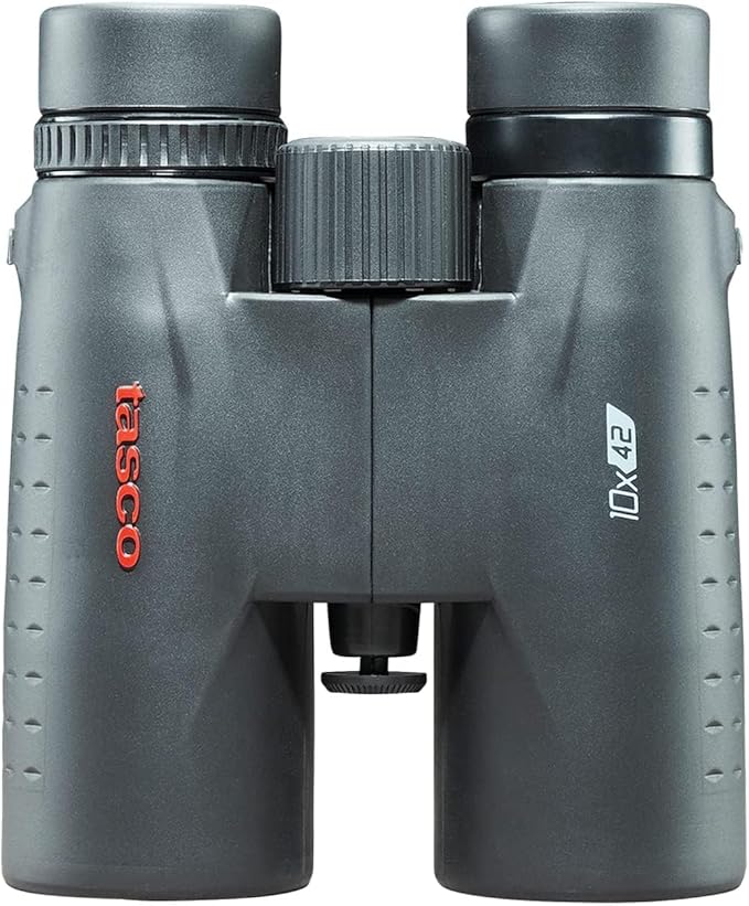Tasco ES10X42 Essentials Binoculars, 10x42mm, Roof Prism Mc, Black (Pack of 5)