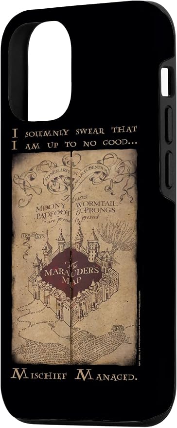 iPhone 12/12 Pro Harry Potter Marauder's Map Words Case