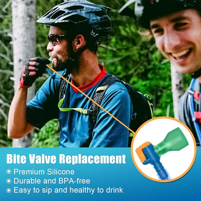 Big Bite Valve Replacement Mouthpiece Water Hydration Bladder Valve 4 Pack