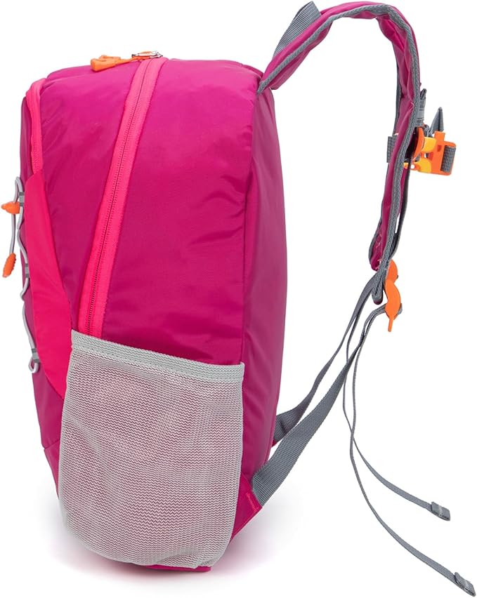 IVYGREEN Little Kids Hiking Backpack for Boys or Girls, Small Daypack for Camping or Travel (Rose, Medium)