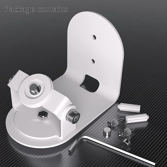 Teccle Metal Wall Mount for SimpliSafe Outdoor Camera, Anti-Drop, 360 Degree Adjustment Swivel Mount Bracket (Camera Not Included) (1 Pack)