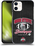 Head Case Designs Officially Licensed Ohio State University Vintage Football Graphics Hard Back Case Compatible with Apple iPhone 12 Mini