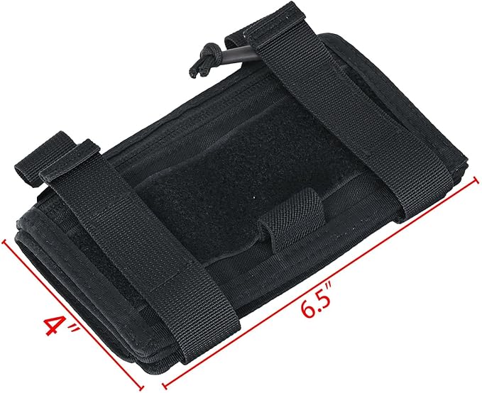 Tactical Arm Sleeve Map Pouch Case Documets Holder Wrist Case Wrist Map Holder QB Wristband Map Case Military Arm PouchTactical USA Flag Patch