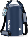 Waterproof Dry Bag, 5L/10L/20L/30L/40L Roll Top Lightweight Storage Backpack with Phone Case for Women & Men, Floating Waterproof Sack for Travel, Swimming, Kayaking, Paddle Board, Camping & Beach