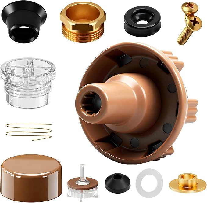 Outside Wall Faucet Repair Kit Compatible with Woodford Model 17, Sillcock Metal Wheel Handle Repair Kit Replace# RK-17MH