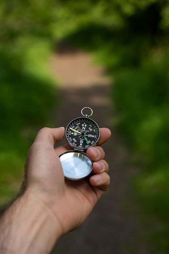 Coghlan’s Outdoor Compasses for Hiking, Camping, Survival & Orienteering – Map, Lensatic, Liquid-Filled, Wrist, Carabiner & Pocket Navigation Tools