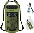 Piscifun Dry Bag, Waterproof Floating Backpack 10L/20L/30L/40L with Waterproof Phone Case for Boating, Kayaking, Fishing