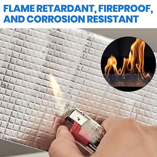 ADHES Butyl Tape Waterproof Tape, 4in x 16ft, Aluminum Foil Tape Butyl Sealant Tape for RV Repair, Window, Boat and Pipe Sealing, Glass & EDPM Rubber Roof Patching(Model:RA100-1,Glue Color:White)
