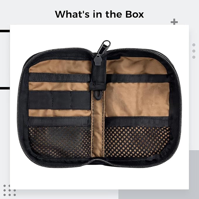 EDC Organizer Pouch Mini Tactical Gear Bag, Compact Utility Tool Holder with MOLLE System, Everyday Carry Storage Case, Military Style Equipment Organizer for Tools