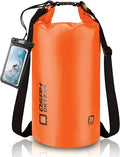 Waterproof Dry Bag, 5L/10L/20L/30L/40L Roll Top Lightweight Storage Backpack with Phone Case for Women & Men, Floating Waterproof Sack for Travel, Swimming, Kayaking, Paddle Board, Camping & Beach