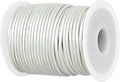 GENIQUE Real/Genuine Round Leather String Cord for Necklace, Bracelets, Jewellery, Braiding (2mm, Pearl White Metallic)