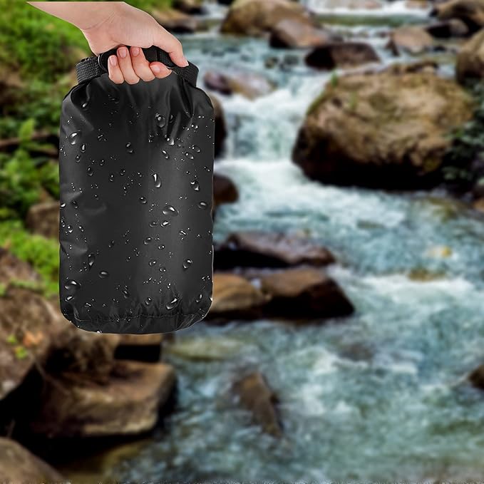 Shappy 6 Pcs Waterproof Dry Bag Set Ultralight Stuff Sack 20/15/10/8/5/3L Backpacking Bag with Long Adjustable Strap Outdoor Keep Gear Dry Sack for Camping Kayaking Boating Hiking Travel