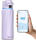BOOST Smart Water Bottle with Reminder & Tracker, Double Wall Vacuum Insulated Bottles Stainless Steel, 32oz BPA-Free Wide Mouth for School, Gym, Office, Ideal for Mother's Day