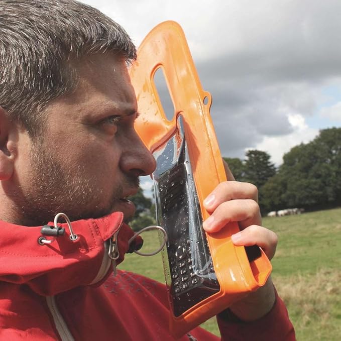 Aquapac Extra Strong Lash Down Case For Pro VHF Waterproof, 2 Way Radio, Shoulder Strap or Adjustable 3 Way Harness, Double Ziplock Closure, 2 Colours, 5 Year Warranty, Professional