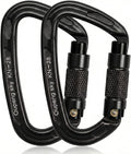 Oupeng sky Auto Locking Carabiner Clips - 28KN (6172lbs) Heavy Duty Caribeaners, Large Carabiner Clip for Keychains，Hammock，Camping, Gym, Hiking, Outdoor ，Dog Leash