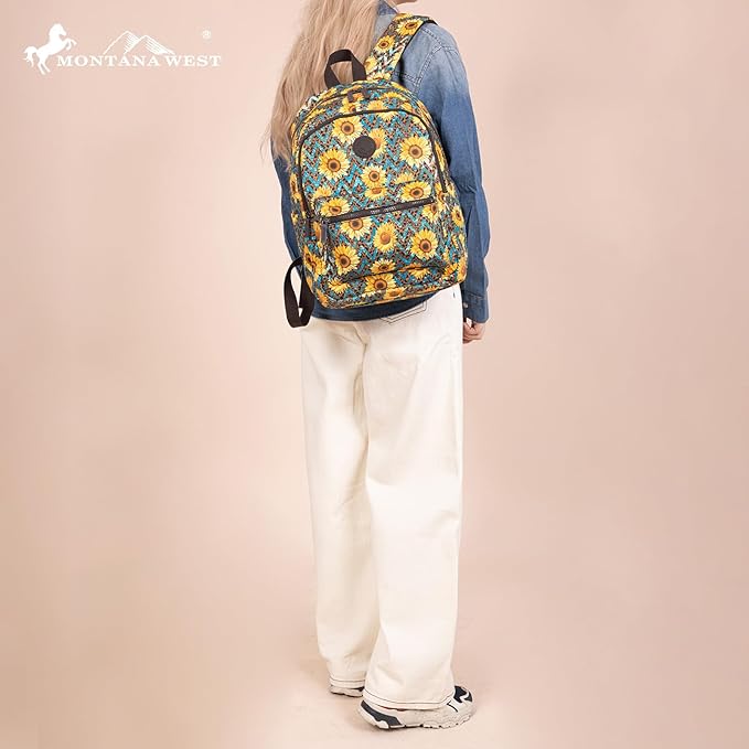 Montana West Western Backpack Purse for Women Lightweight Rucksack Casual Daypack for Laptop Travel College