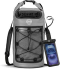 STOVER 5/10/25/30/40/55L Waterproof Dry Bag- Roll-Top Backpack w/Phone Case- Kayaking, Hiking, Camping, Boating- Men/Women