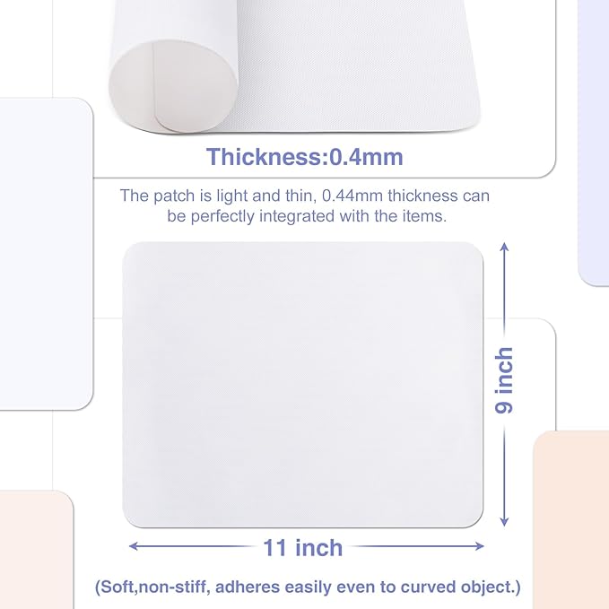 Gheeidau Canvas Repair Patch 9×11 Inch 3Pcs Waterproof Self-Adhesive Fabric Repair Patch for Tents,Boat Cover,Pop Up Canopy,Patio,Bags,Car Seats,Sofas,Furniture Cover (Beige)