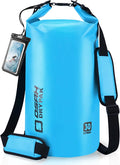 Waterproof Dry Bag, 5L/10L/20L/30L/40L Roll Top Lightweight Storage Backpack with Phone Case for Women & Men, Floating Waterproof Sack for Travel, Swimming, Kayaking, Paddle Board, Camping & Beach
