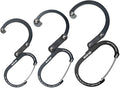 GEAR AID HEROCLIP 360° Swivel Carabiner Gear Clip and Hook (Medium) for Camping, Backpack, Suitcases and Garage Organization