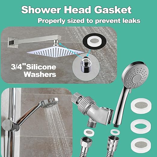 XBVV 32 Size 705 Pcs Plumbing Washers and O-Ring Kit 2-in-1 Rubber Gasket Assortment Kit for Faucet Spigot Garden Hose Pressure Washer Plumbing Repair