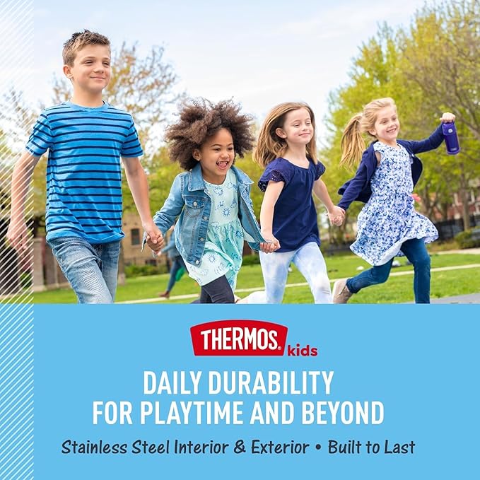 THERMOS FUNTAINER 16 Ounce Stainless Steel Vacuum Insulated Bottle with Wide Spout Lid, Toy Story Woody