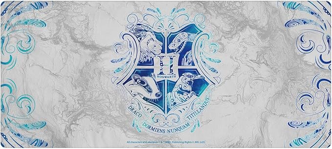 Head Case Designs Officially Licensed Harry Potter Hogwarts Aguamenti Graphics 37.4 x 15.75 x 0.16 inches (900 x 400 mm) - XL Gaming Office Desk PC Keyboard Mouse Mat Pad