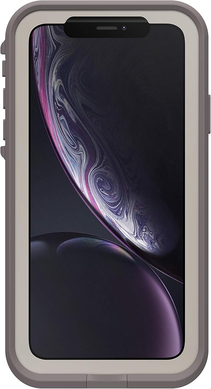 LifeProof iPhone XR FRĒ Series Case - BODY SURF (CEMENT/GARGOYLE/HAWAIIAN OCEAN), waterproof IP68, built-in screen protector, port cover protection, snaps to MagSafe