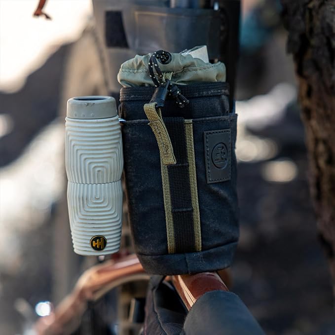 Nocs Provisions Monocular Tube Caddy, Shoulder or Pack Mount Accessory for Monoculars - Charcoal Black