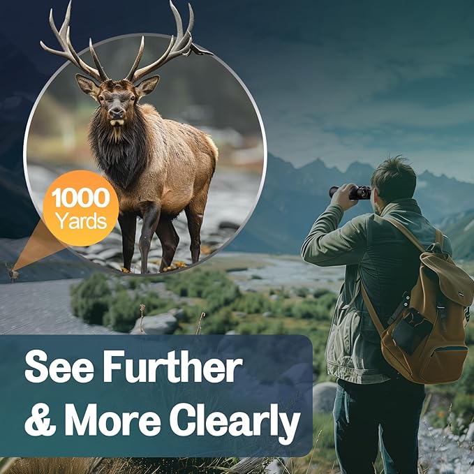 20x52 Binoculars for Adults High Powered - HD Large View Binoculars with Low Light Vision - Professional Binocular for Bird Watching Hunting Travel Cruise Outdoor Sports - Gifts for Women