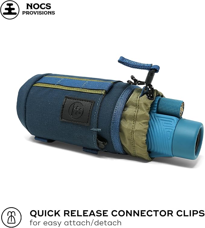 Nocs Provisions Monocular Tube Caddy, Shoulder or Pack Mount Accessory for Monoculars - Harbor Blue