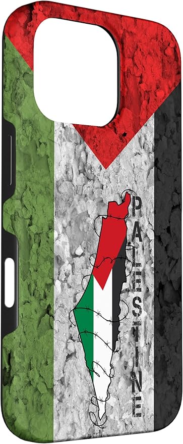 Kufiya PALESTINE Keffiyeh flag, Palestinian Map pattern Case for iPhone 16 Pro
