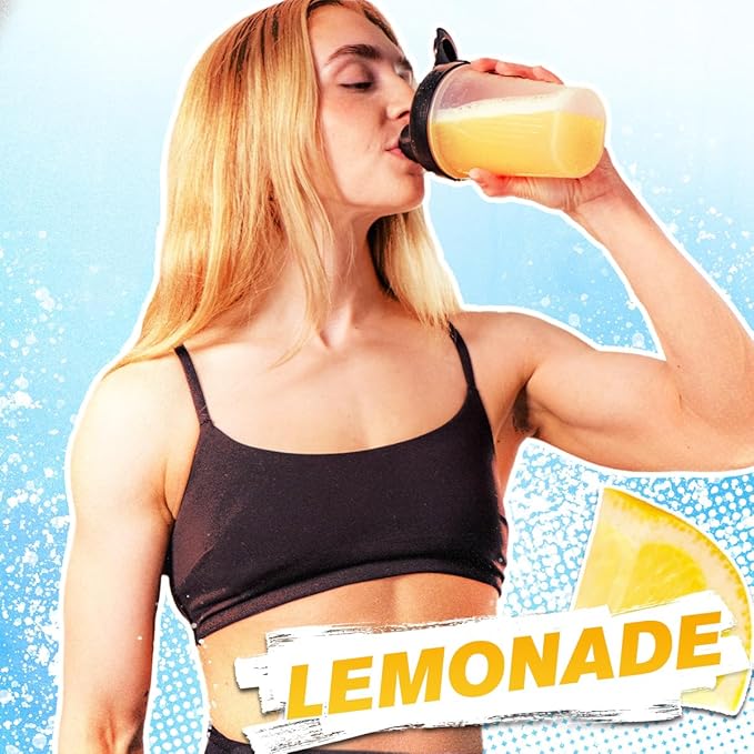 Jacked Factory Hydrasurge Electrolytes Powder Packets - Sugar Free & Naturally Sweetened Hydration Packets - Keto & Vegan Friendly, Easily Dissolves - 30 Stick Packs, Lemonade