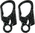Ahiller Carabiner Clip, Double Anti-Misopening Locking Design, 3" Zinc Alloy Heavy Keychain for Outdoor Camping Hiking, Key Ring Clip