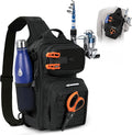 KastKing BlowBak Tactical Sling Tackle Bag-Lightweight Fishing Backpack Storge Fishing Gear and Equipment,Gift for Men