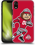 Head Case Designs Officially Licensed Ohio State University Mascot Oversized Football Graphics Hard Back Case Compatible with Apple iPhone XR