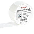 Secopad White Window Screen Repair Tape, 2 in X 15 FT (360IN) Screen Repair Kit for Windows or Doors, Strong Adhesive Screen Patch Fiberglass Screen Tape Mesh Repair