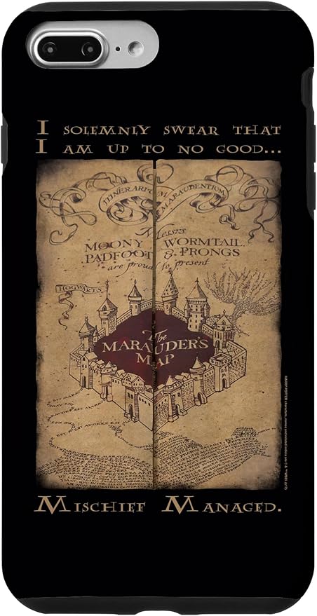 iPhone 7 Plus/8 Plus Harry Potter Marauder's Map Words Case