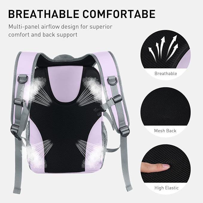 Small Hiking Backpack,20L Lightweight Travel Daypack,Ideal for Hiking,Traveling and Outdoor Adventure,Purple